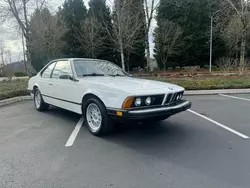 Vehiculos salvage en venta de Copart Portland, OR: 1983 BMW 633 CSI