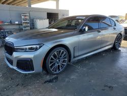 Salvage cars for sale at West Palm Beach, FL auction: 2022 BMW 750 XI