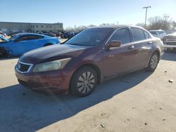 Salvage cars for sale from Copart Wilmer, TX: 2008 Honda Accord LX